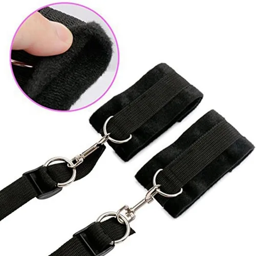 Miniatura 4 de Restricción de marco de cama para tamaño Queen, correas de muñeca para parejas, kit de amarre sexual debajo del colchón para adultos, parejas, cama