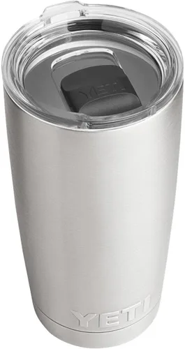 Miniatura 4 de YETI Rambler - Vaso de acero inoxidable con aislamiento al vacío de 20 onzas con tapa MagSlider Todo acero inoxidable
