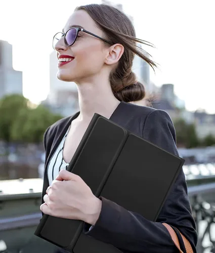 Miniatura 8 de Harvopu Funda compatible con iPad de 11ª y 10ª generación con teclado, funda tipo folio con soporte para Pencil, trackpad multitáctil