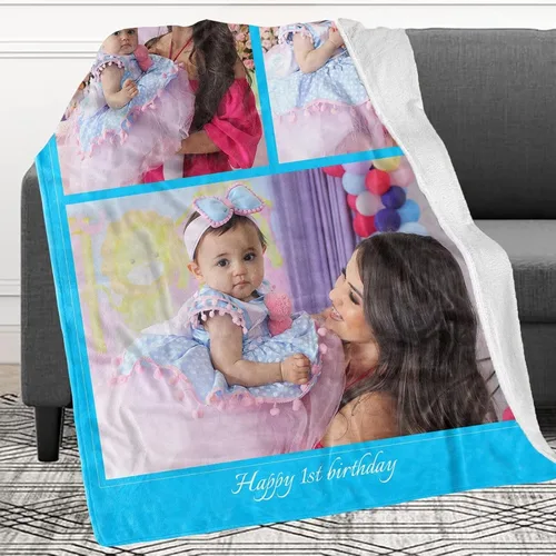 Miniatura 72 de Manta personalizada con imagen, mantas personalizadas para adultos y niños, manta de fotos personalizable, mantas personalizadas como regalo para 5