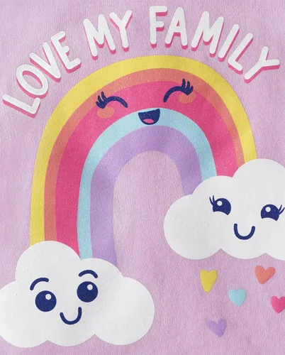 Miniatura 4 de The Children's Place Camisetas estampadas de manga corta para bebés y niñas pequeñas, con diseño de unicornios y mariposas, a la moda, paquete de 3