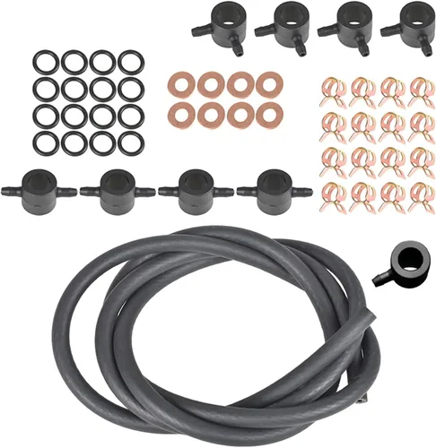 munirater Reemplazo del kit del inyector de combustible de la línea de retorno para F-350 1983-1988 Reemplazo para camiones diesel 1983-1988 6.9L -