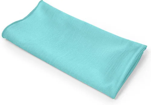 Miniatura 9 de Ultimate Textile -5 docenas - Reversible Shantung Satin - Majestic - Servilletas de tela Majestic de 17 x 17 pulgadas, color azul aguamarina Aqua