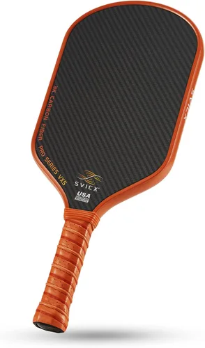 Miniatura 12 de Carbon Fiber Pickleball Paddle 16mm – Professional Pickleball Paddles with Superior Control, Power & Spin – Extended Handle for Two-Handed Grip