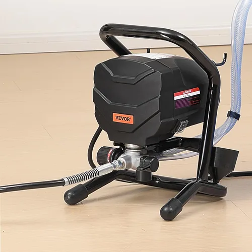 Miniatura 8 de VEVOR Pulverizador de pintura sin aire de soporte, pulverizador sin aire de alta eficiencia de 650 W, pulverizador de pintura eléctrico de 3000 PSI
