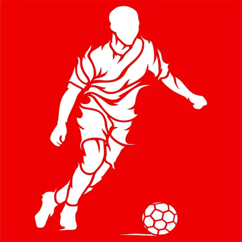 Miniatura 6 de Plantillas para paredes: Plantilla de fútbol, 6.5 x 9 pulgadas (M) - Pared decorativa para jugador de fútbol