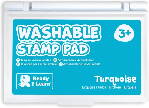 Miniatura 17 de READY 2 LEARN Almohadilla de sello lavable para niños, verde, almohadilla de tinta no tóxica para sellos, resistente a la decoloración, para decorar