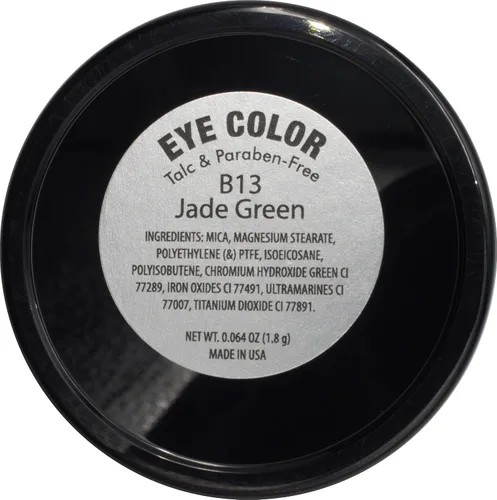 Miniatura 2 de Pure Ziva Polvo Compacto Suave Prensado Solo Sombra de Ojos Vegana Verde Jade Brillante de Eucalipto Oliva; Libre de Talco, Parabenos y Crueldad