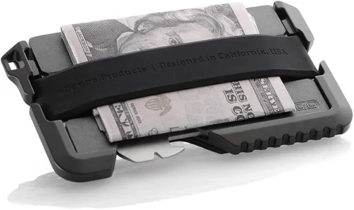 Miniatura 3 de Dango T01 Billetera táctica EDC - Hecha en Estados Unidos - Cuero genuino, Multiherramienta, Bloqueo RFID