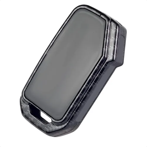 Funda inteligente de aleación de zinc con patrón de fibra de carbono, compatible con KIA CEED CERATO Forte NIRO SELTOS Sorento Soul SPORTAGE