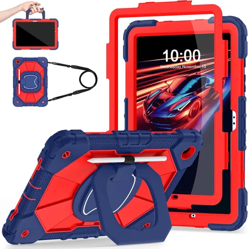 Miniatura 8 de Auizotl Funda para Samsung Galaxy Tab A9+/A9 Plus de 11 pulgadas (SM-X210/X216/X218) con protector de pantalla/soporte giratorio/soporte