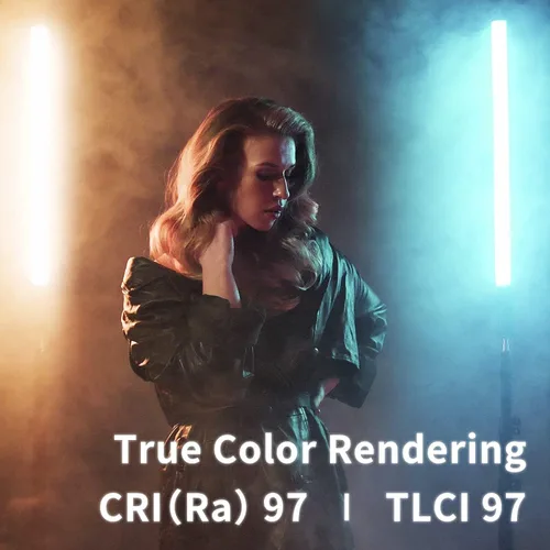 Miniatura 6 de SIRUI Varita de luz LED RGB T120, barra de luz de estudio portátil para fotografía, tubo de luz de 47.2 pulgadas con batería recargable, CRI 97