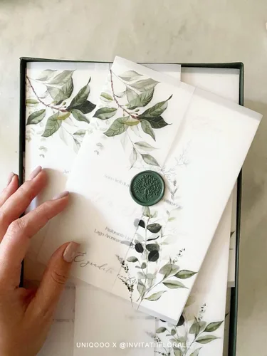 Miniatura 2 de UNIQOOO Varillas de Cera de Sellado Verde Oliva para Pistola de Pegamento para Sello de Cera - Perfectas para Invitaciones de Boda, Tarjetas
