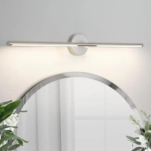 Miniatura 14 de Lámparas doradas para baño sobre espejo de 24 pulgadas, 18W 360° Giratorias Regulables 4000K Lámpara de Tocador LED de Latón, Luces de Tocador