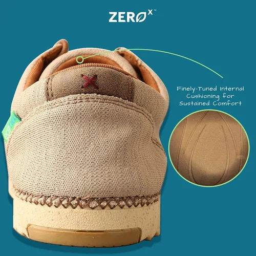 Miniatura 5 de Twisted X Zero-X - Zapatillas de deporte para hombre ligeras y duraderas hechas a mano para hombre, beige