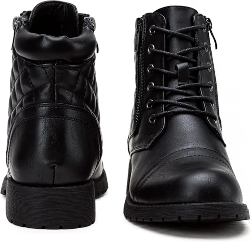 Miniatura 9 de Vepose - Botas de combate a la moda para mujer, altura al tobillo