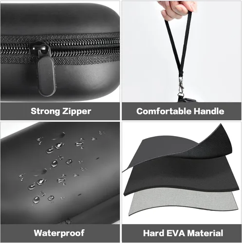 Miniatura 3 de GWCASE Estuche Portátil 2 en 1 para Lentes de Contacto y Estuche para Gafas, Bolsa Estuche de Viaje para Lentes de Contacto con Kit