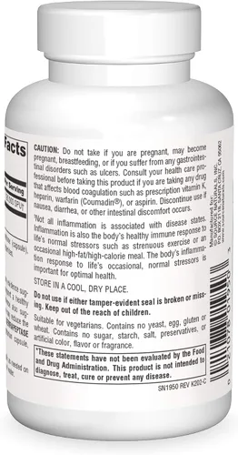 Miniatura 2 de Source Naturals Serrapeptasa, Enzima Vegetariana Sistémica de Todo el Cuerpo y Liberación Retrasada* 30 Cápsulas
