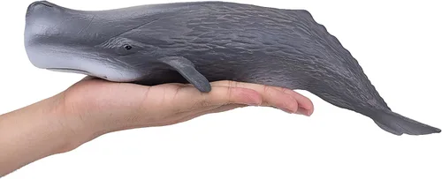 Miniatura 4 de MOJO Figura de juguete pintada a mano de ballena esperma realista internacional de vida silvestre