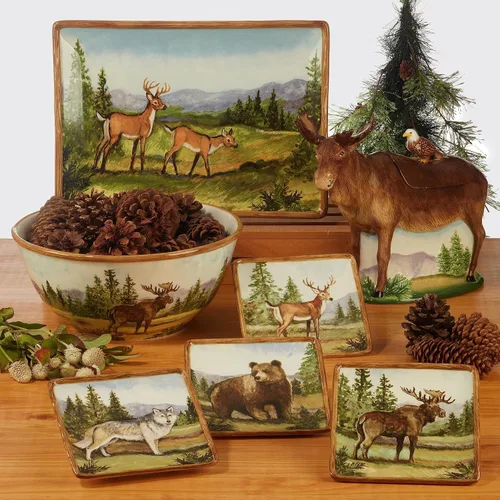 Miniatura 5 de Certified International Mountain Summit - Tarro para galletas con alce 3D