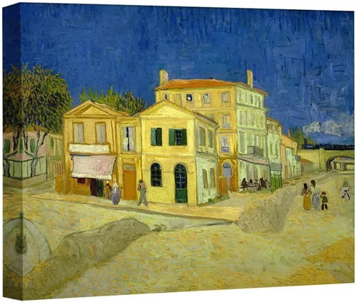 Miniatura 34 de ELITEART -Noche estrellada sobre el ródano por Vincent Van Gogh Giclée Art Canvas Prints- Tamaño del marco: 28 x 35 pulgadas