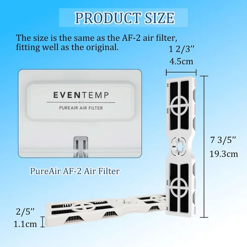 Miniatura 6 de Pure Air AF-2 Filtro de aire de repuesto para Frigidaire FRGPAAF2 – Compatible con Frigidaire Gallery y Electrolux – Elimina olores para refrescar