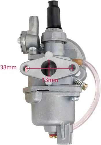 Miniatura 2 de Fuerdi carburador de 44 mm con filtro de aire para minimotocicleta de cross, cuatriciclo, minimotocicleta y escúter de 47 y 49 cc