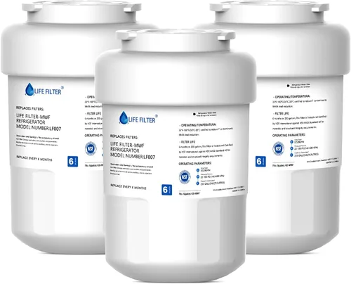 Miniatura 11 de Lifefilter - Reemplazo para filtros de agua de refrigerador MWF, MWFP, HDX FMG-1, MWFA, GWF, GSE25GSHECSS, WFC1201, RWF1060, 197D6321P006, 9991