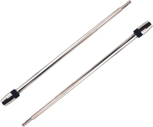Paquete de 2 soportes magnéticos de 11.811 in/11.8 pulgadas de largo, barra de extensión, vástago hexagonal de 1/4 pulgadas, adaptador de extensión