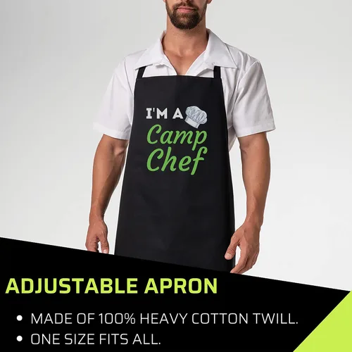 Miniatura 2 de Chef Cook - Delantal de cocina negro