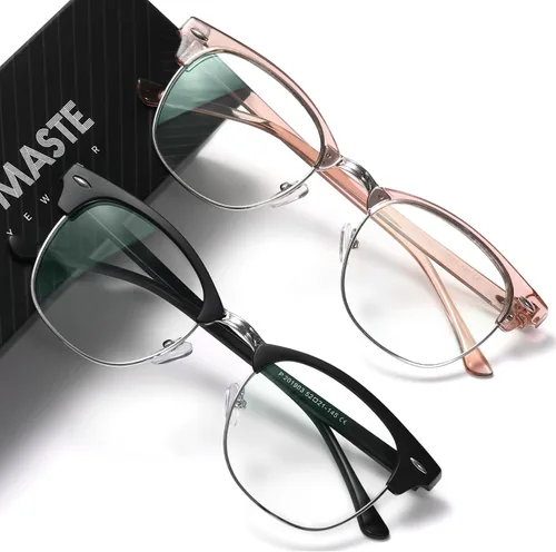 Miniatura 17 de Gafas de Luz Azul para Mujer/Hombre Gafas de Computadora de Luz Azul para Mujeres/Hombres A04-cristal marco plateado