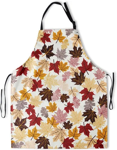 Miniatura 35 de Giwawa Delantal unisex para adultos, impermeable, resistente a las manchas, delantal de cocina con 2 bolsillos para BBQ, parrilla y pintura