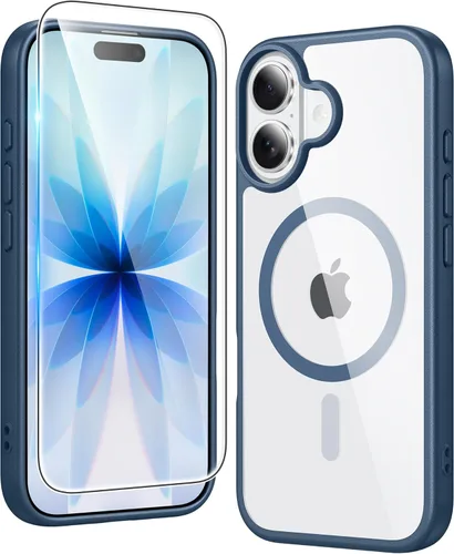 Miniatura 46 de FNTCASE Funda para iPhone 13 Pro-Max: Fundas magnéticas transparentes compatibles con Magsafe Slim anti amarillamiento protección contra caídas