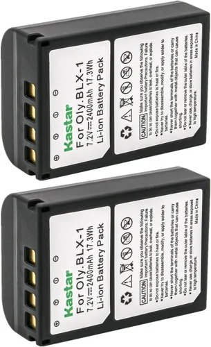 Miniatura 5 de Kastar BLX1 - Batería de repuesto para Olympus OM System BLX-1, cargador de batería de iones de litio Olympus OM System BCX-1, cámara sin espejo
