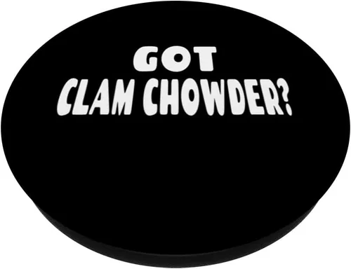 Miniatura 2 de Got Clam Chowder? - Soup Lover PopSockets Swappable PopGrip