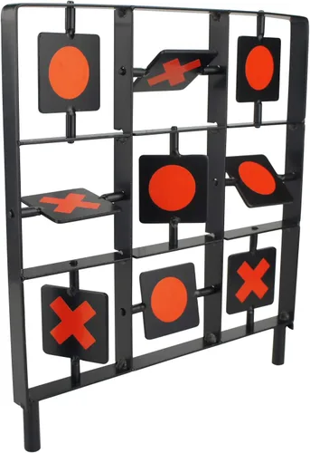 Miniatura 4 de Geekhigh Pistola BB Target Air Rifles de Pellet Gun Targets Restablecimiento del objetivo Paquete compacto Metal Acero Auto Reset para exteriores