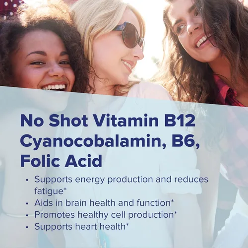 Miniatura 5 de Superior Source Tableta multivitamínica de ácido fólico B12/B6, 1000 mcg/2 mg/800 mcg, 60