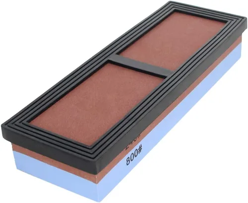Miniatura 4 de Utoolmart Cuchillos afilador de piedra de afilar piedra de afilar de doble cara grano 240/800 para tijeras, navajas, cuchillos, herramienta