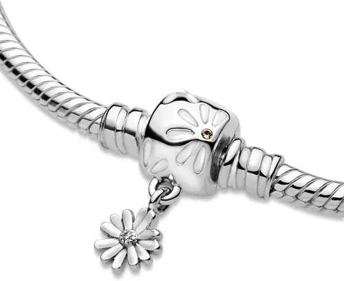 Miniatura 5 de PANDORA Moments - Pulsera de plata de ley 925 con cierre de margarita
