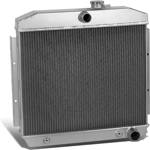 Miniatura 8 de DNA Motoring RA-CHEVYT47-3 - Radiador de aluminio completo de 3 filas compatible con modelos 47-54 Pickup/Suburban L6, 19.75 x 20.75 x 2.25