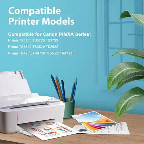 Miniatura 2 de PG-275XL CL-276XL Reemplazo para cartuchos de tinta Canon 275 y 276 PG275 CL276 275 Tinta 276 Tinta para Canon PIXMA TS3722 TS3520 TR4720 TS3522