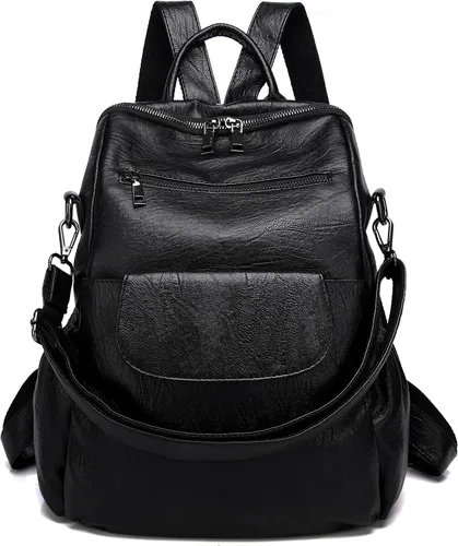 Miniatura 26 de Mochila de moda para mujer, impermeable, bolsa de viaje, bolsa de hombro convertible para mujer