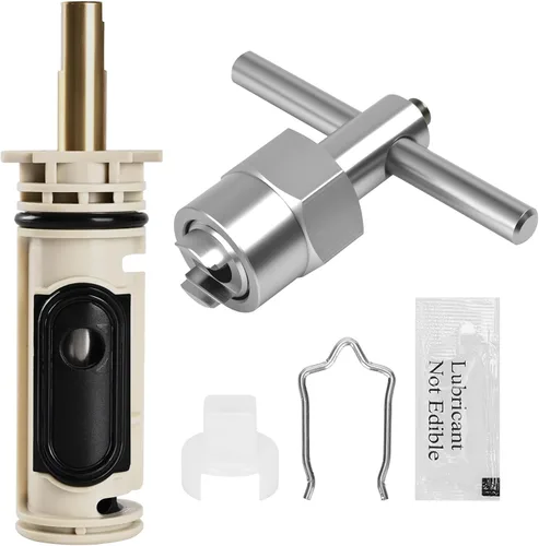 Kit de cartuchos actualizados 1222 para cartucho de repuesto Moen 1222 con herramienta de extracción 104421, para reparación de ducha temporal Moen