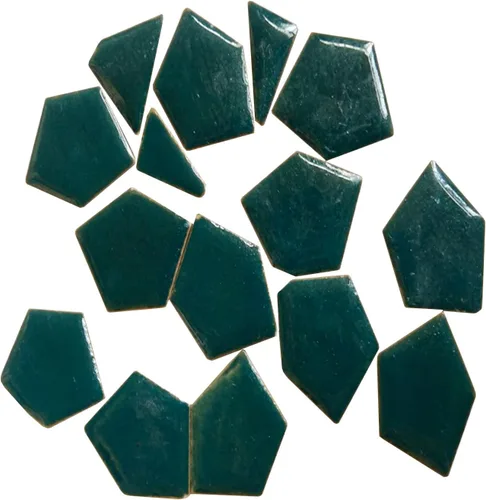 Azulejos de cerámica de varios tamaños de 7.05 oz, azulejos de mosaico, piezas de cerámica a granel para hacer manualidades para maceta, mesas al