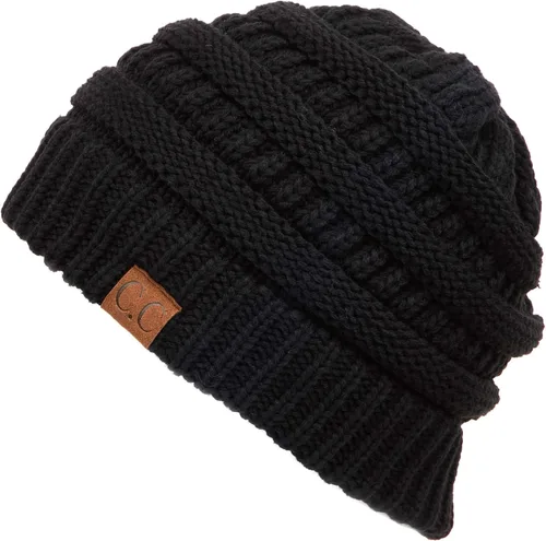 Miniatura 13 de C.C Trendy Warm Chunky Soft Stretch Cable Knit Beanie