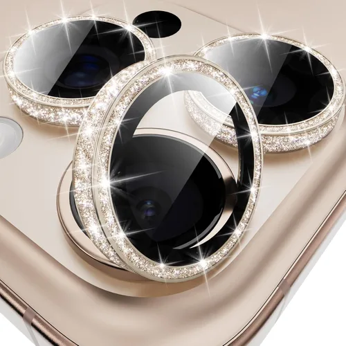 Miniatura 23 de YWXTW Protector de lente de cámara para iPhone 15/15 Plus/16e/ 17e, anillo de metal antiarañazos individual protector de pantalla de vidrio templado