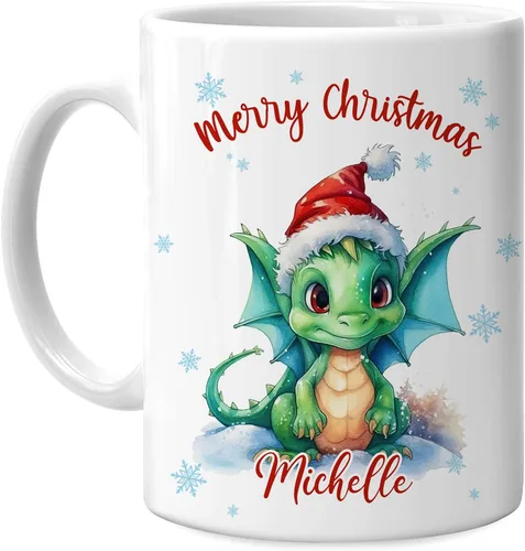 Miniatura 32 de Hyturtle Regalos personalizados para amantes de los osos – Taza de café de cerámica con nombre personalizado de oso con sombrero de Papá Noel