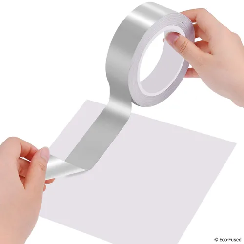 Miniatura 2 de Eco-Fused Cinta adhesiva de papel de aluminio para reparaciones de calefacción y aire acondicionado, térmicamente conductora, resistente a llamas