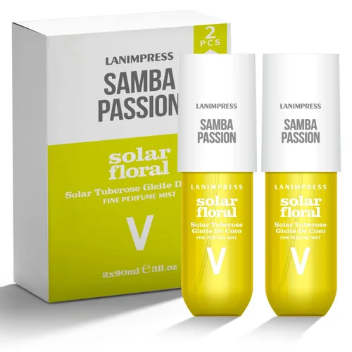 Miniatura 10 de Perfume - No.1, spray corporal para mujeres (perfume de perfume) fragancia para cabello y cuerpo (sol irresistible) vainilla gourmet Tune