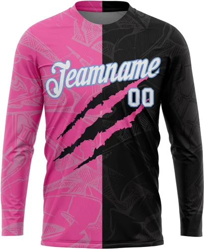 Miniatura 23 de Camisetas de manga larga para hombre, diseño de hip hop, estampado gráfico, informal, manga larga, graffiti, teñido anudado, camiseta